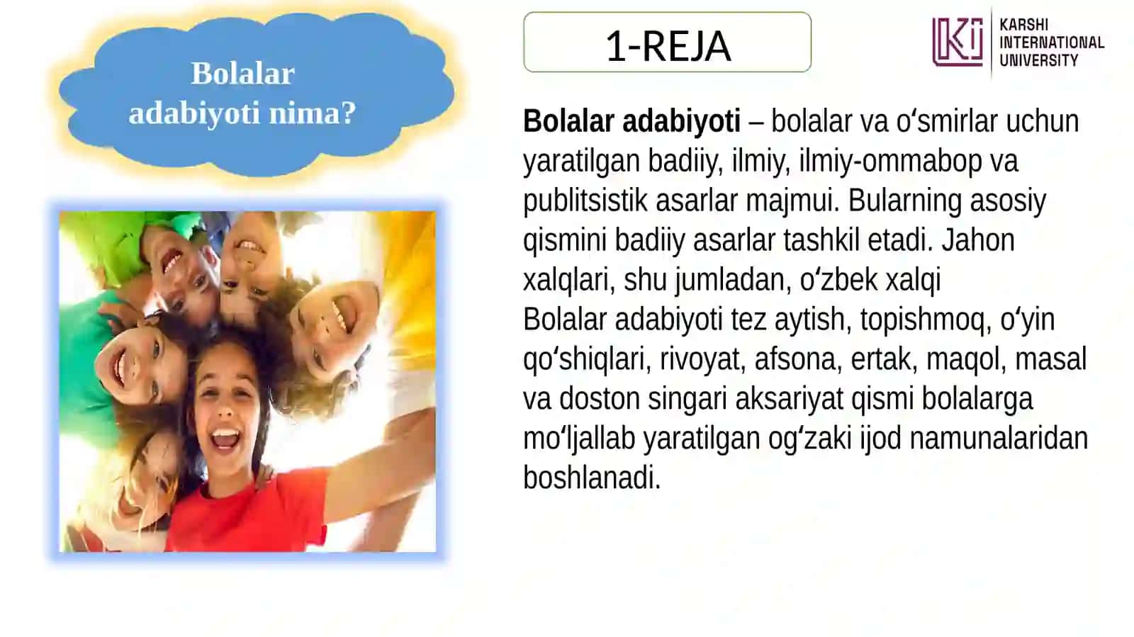 Bolalar adabiyotifaniga kirish 3