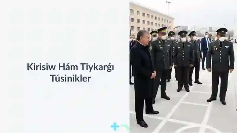 Milliy qáwipsizlikti támiyinlew boyınsha ámelge asırılıp atırǵan jumıslar (Qaraqalpaq tilinde) 3