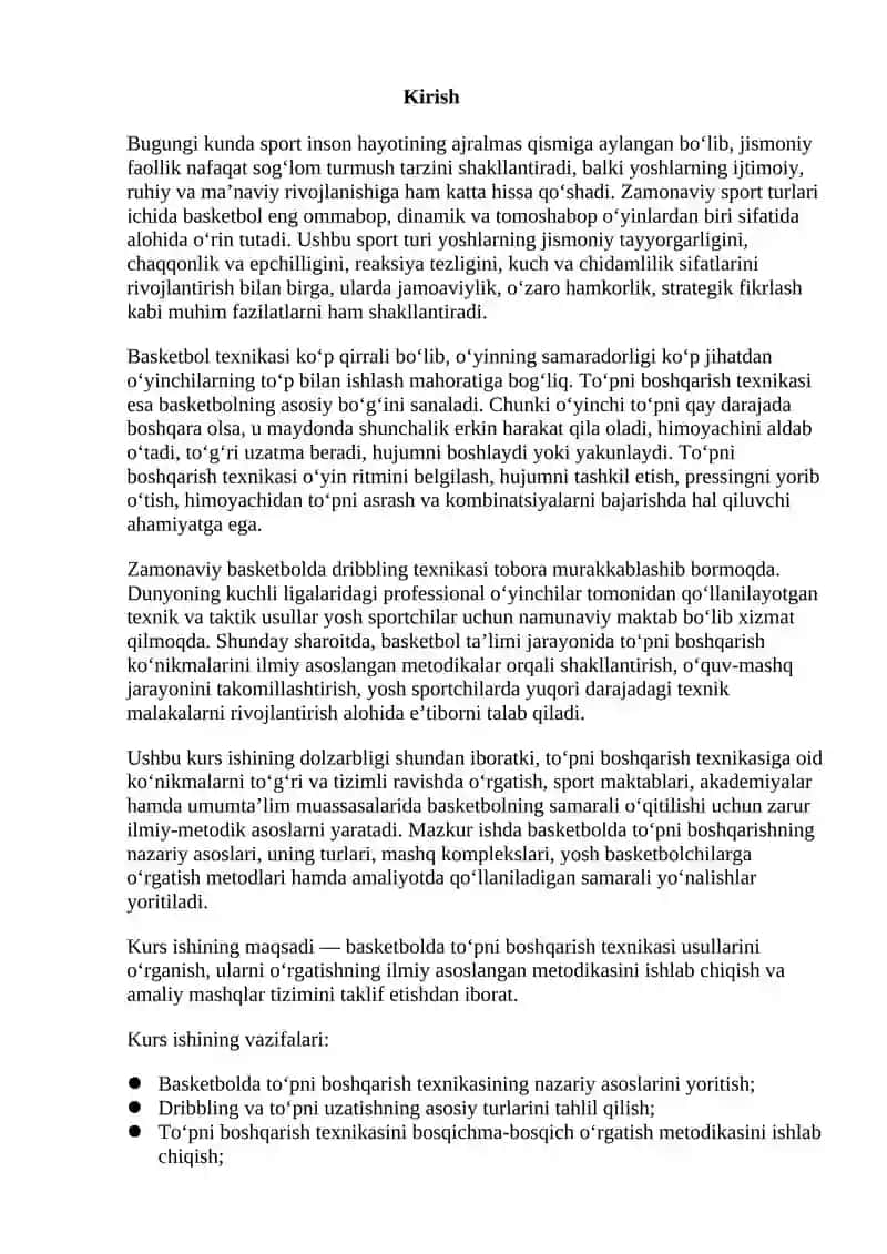 Basketbolda toʻpini boshqarish texnikasi usullarini oʻrganish 3