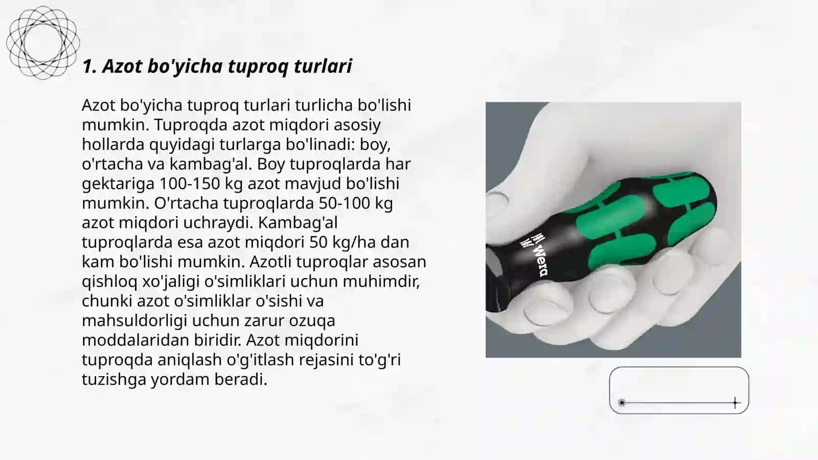 Azot bo'yicha tuproq turlari 3