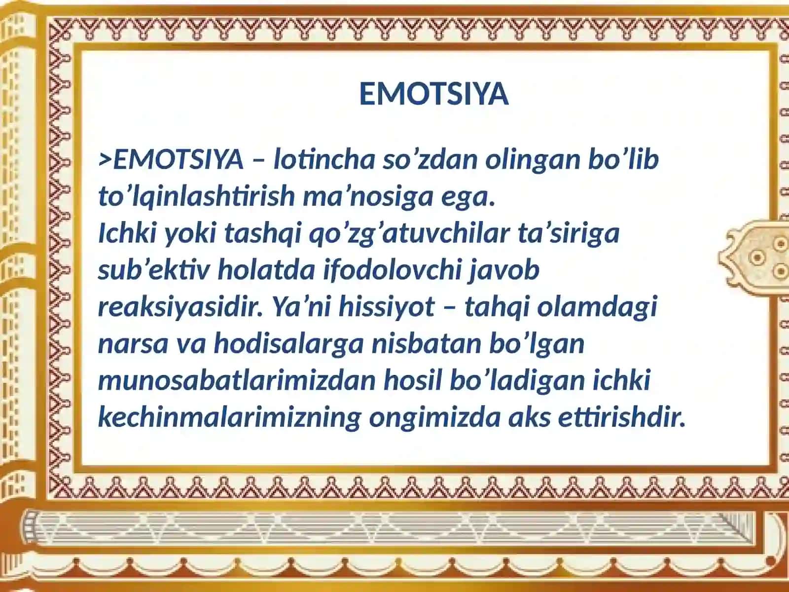 Emotsiyavaxulqatvorningaktivatsionnazariyalari 3