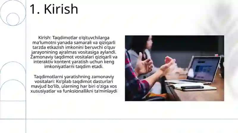 Zamonaviy taqdimot vositalari 3