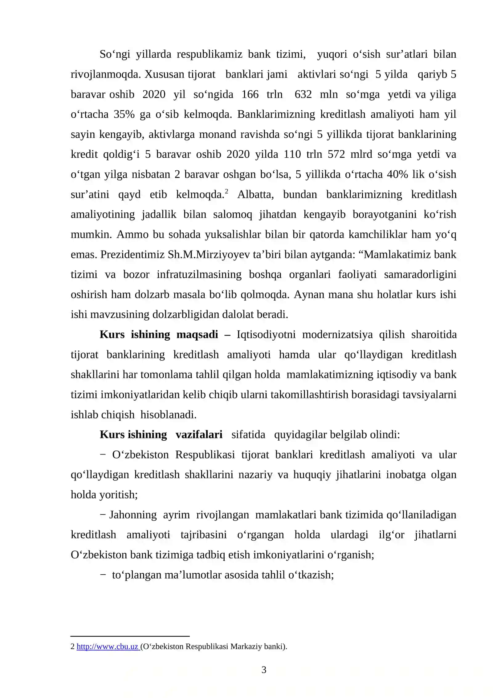 TIJORAT BANKLARIDA KREDIT TURLARI VA ULARNING HOLATI TAHLILI 3