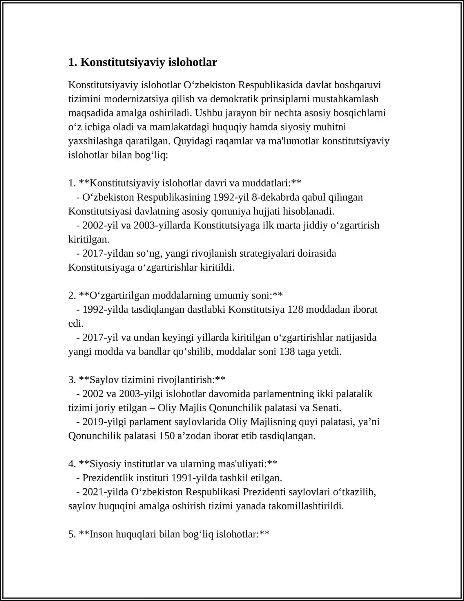 YANGI O'ZBELISTONDA INSON HAQ-HUQUQLARI VA ERKINLIKLARI KAFOLATINING YARATILISHI 3