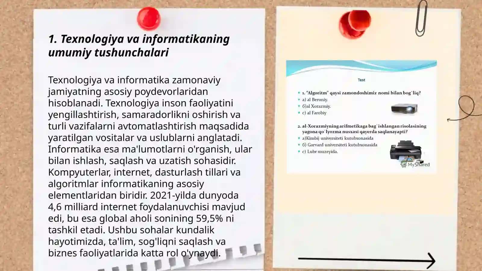 Texnologiya va Informatika tushunchasi va farqi 3