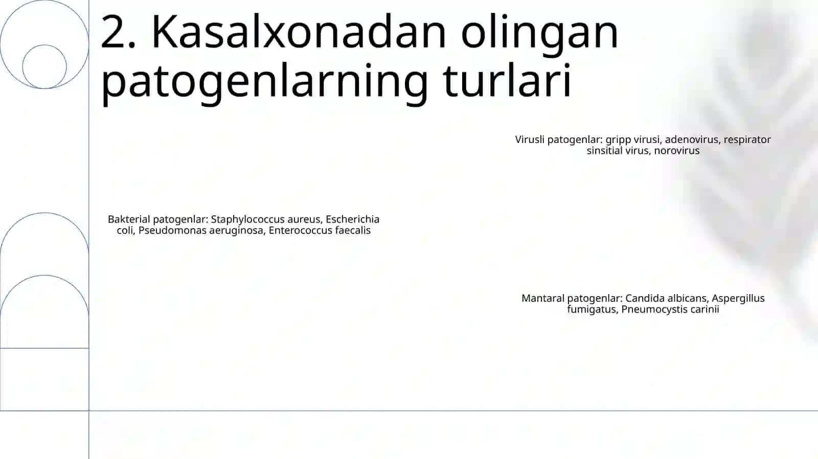 Kasalxona Ichida Tarqaluvchi Yuqumli Kasalliklar QoʻZgʻAtuvchilari Va Ularni Labaratoriya Tashhislari 3