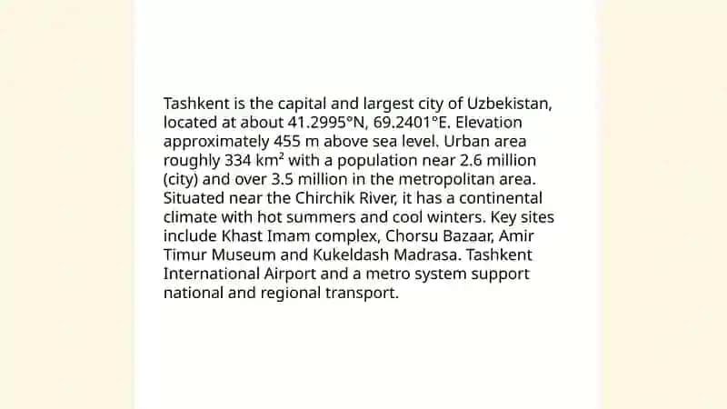 The Geographical places of Uzbekistan 3