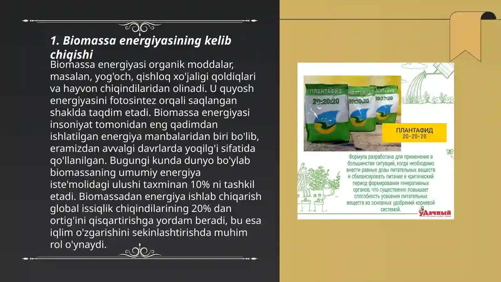 Biomassa energiyasi tarixi 3