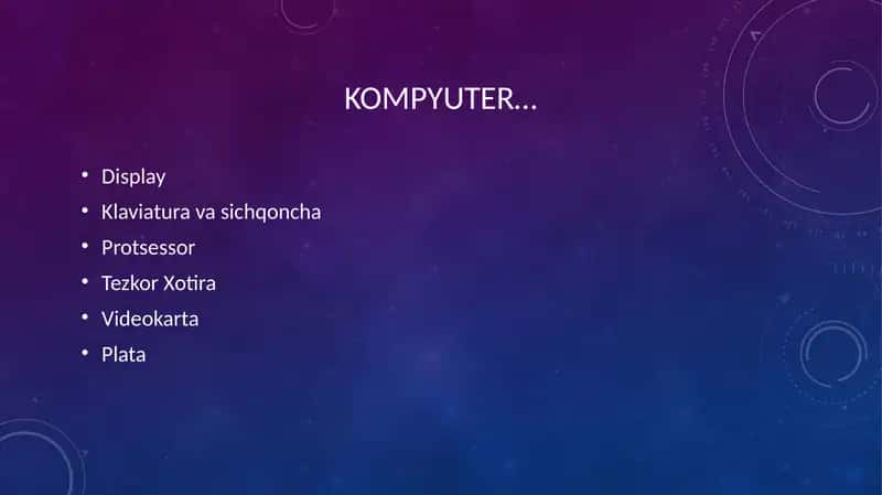 Kompyuter asosiy qismlari 3