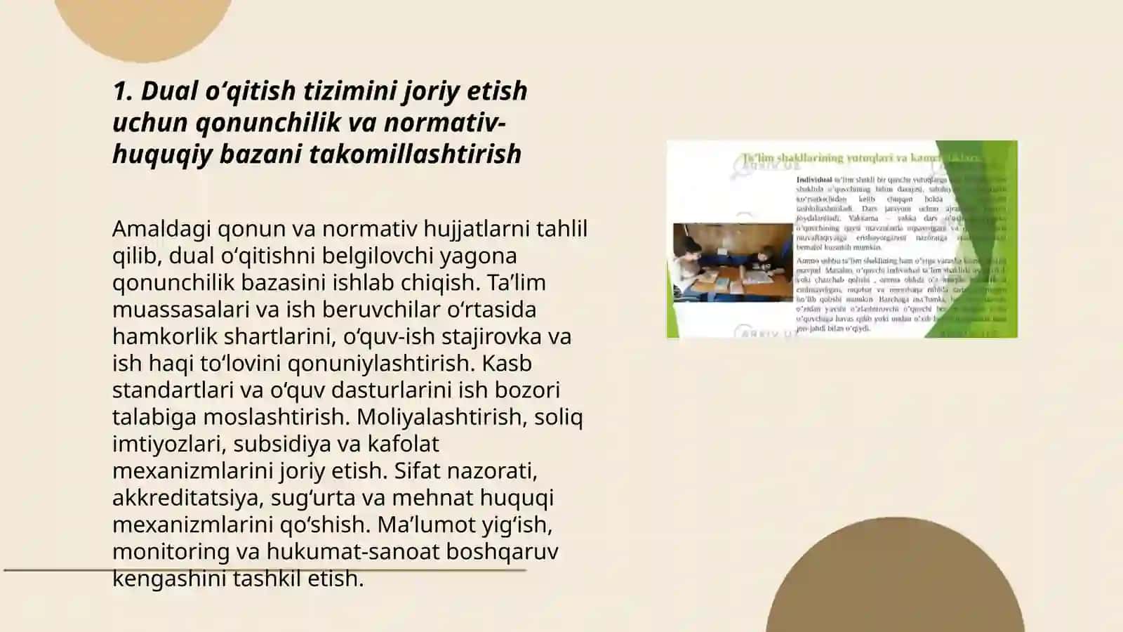 Professional taʼlimga dual oʻqitish tizimini tatbiq etish istiqbollari 3