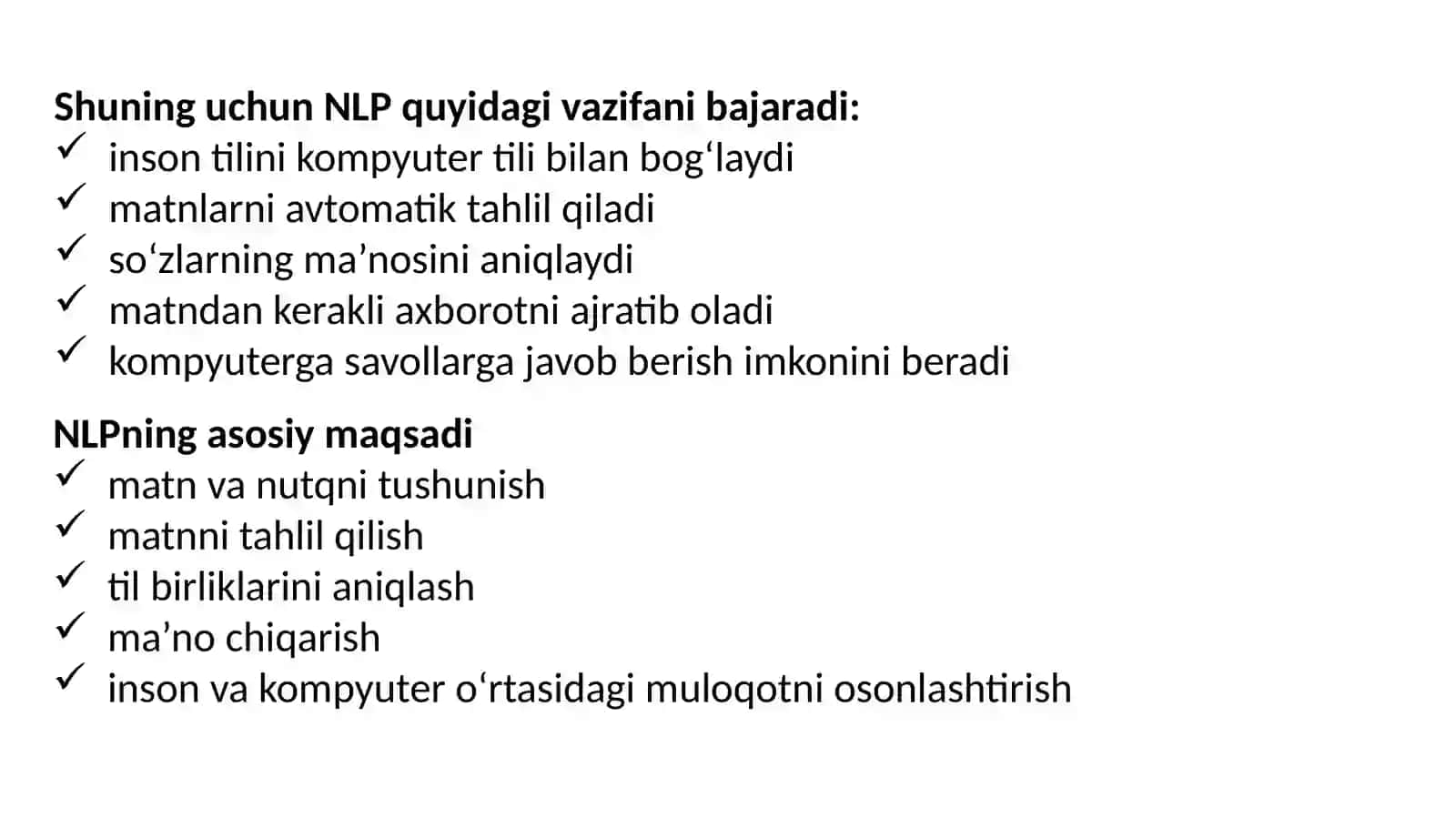 Tabiiy tilga qayta ishlov berish 3