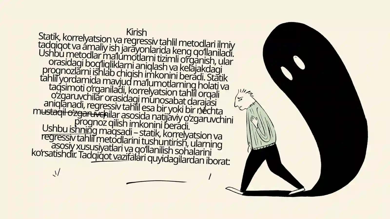 Statik, korrelyatsion va regressiv tahlil metodlari 3