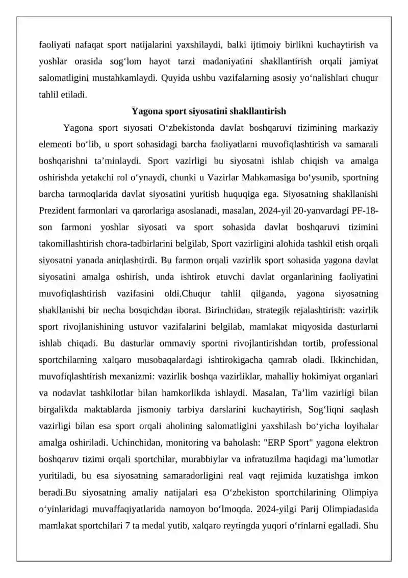 Davlat va nodavlat sport tashkilotlari o‘rtasidagi hamkorlikning samarali shakllari 3