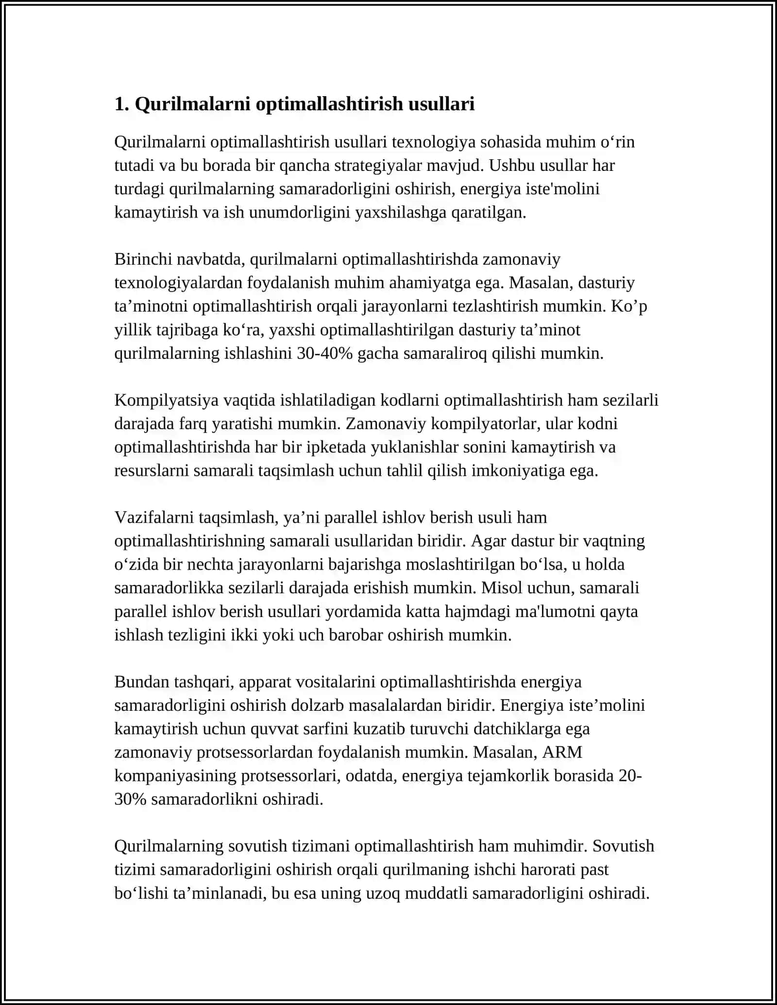 ELEMENT VA QURILMALARINING XUSUSIYATLARINI YAXSHILASH USULLARI 3