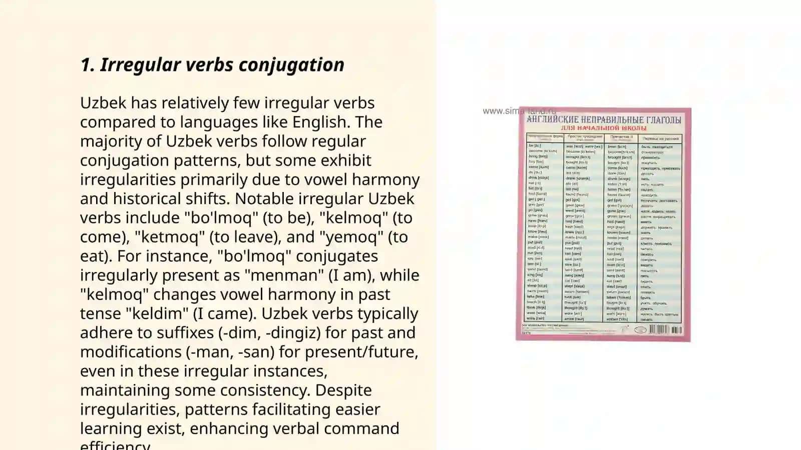 Irregular verbs 3