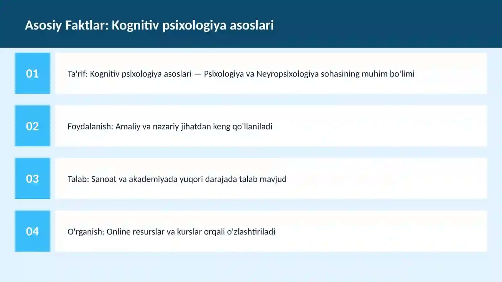 Kognitiv psixologiya asoslari 3