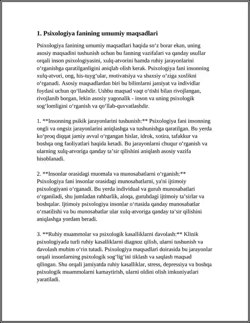 PSIXOLOGIYA FANINING MAQSAD VA VAZIFALARI 3