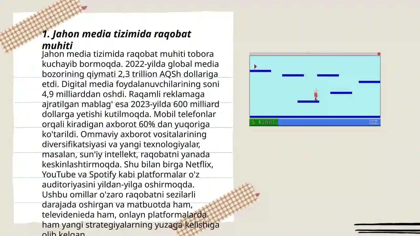 Jahon media va axborot makonida raqobat muhiti 3