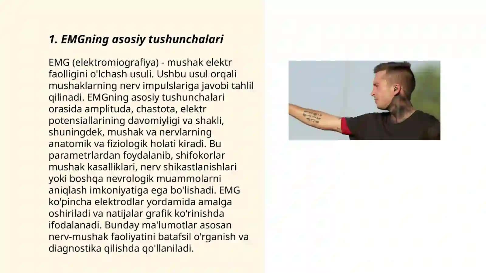 EMG va mushaklarning bioelektrik faolligi 3