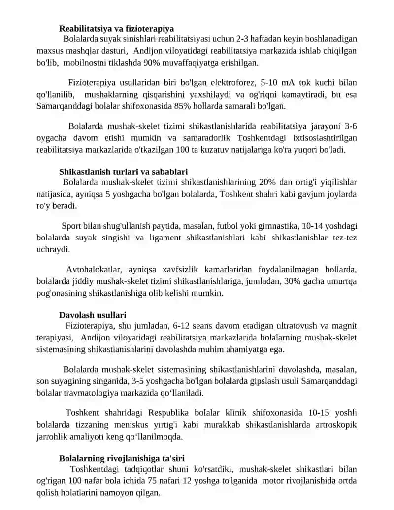 Harakat tayanch azolari jaroxatlangan bolalar 3