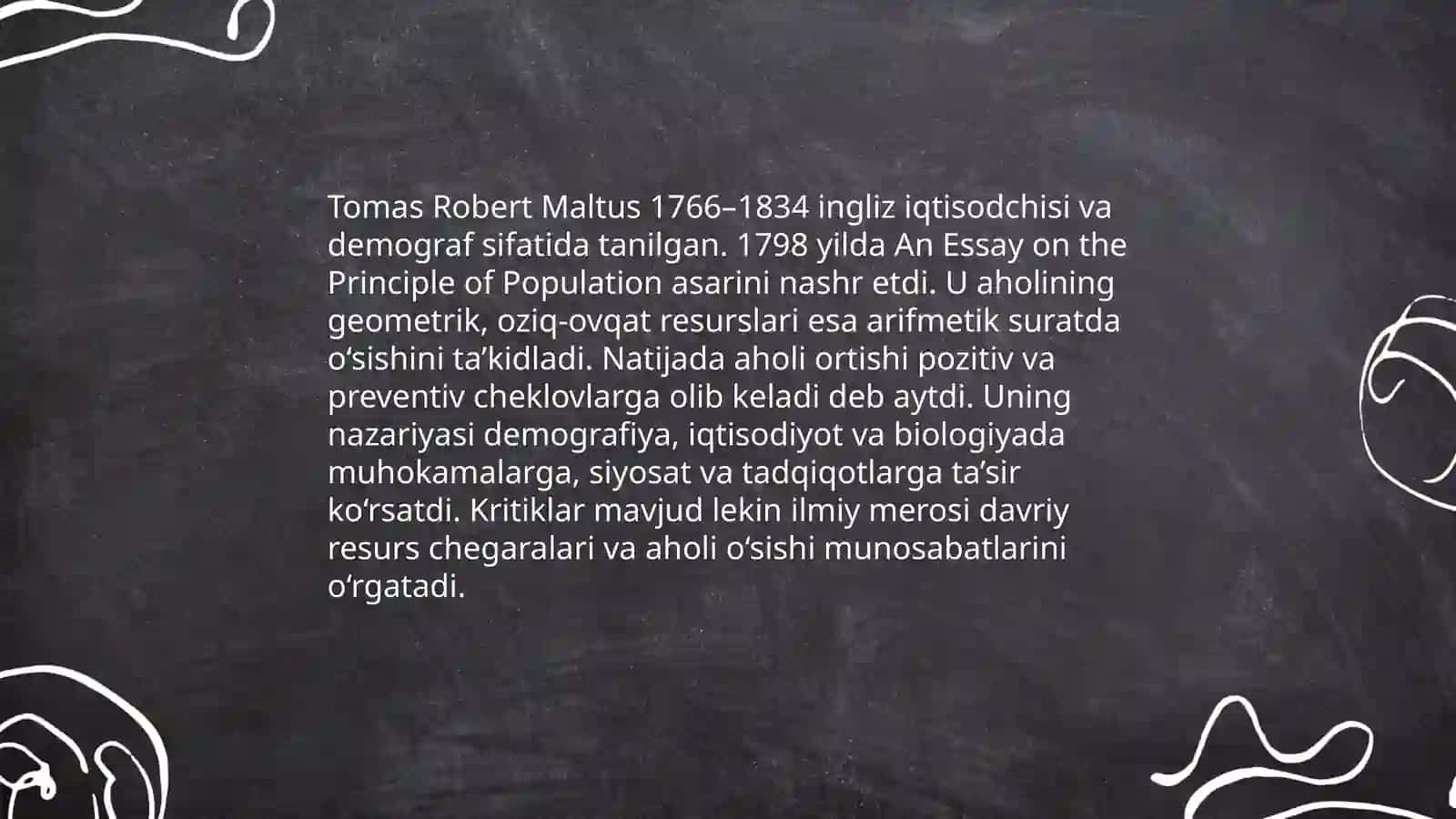 Tomas Maltusning aholi nazariyasi 3