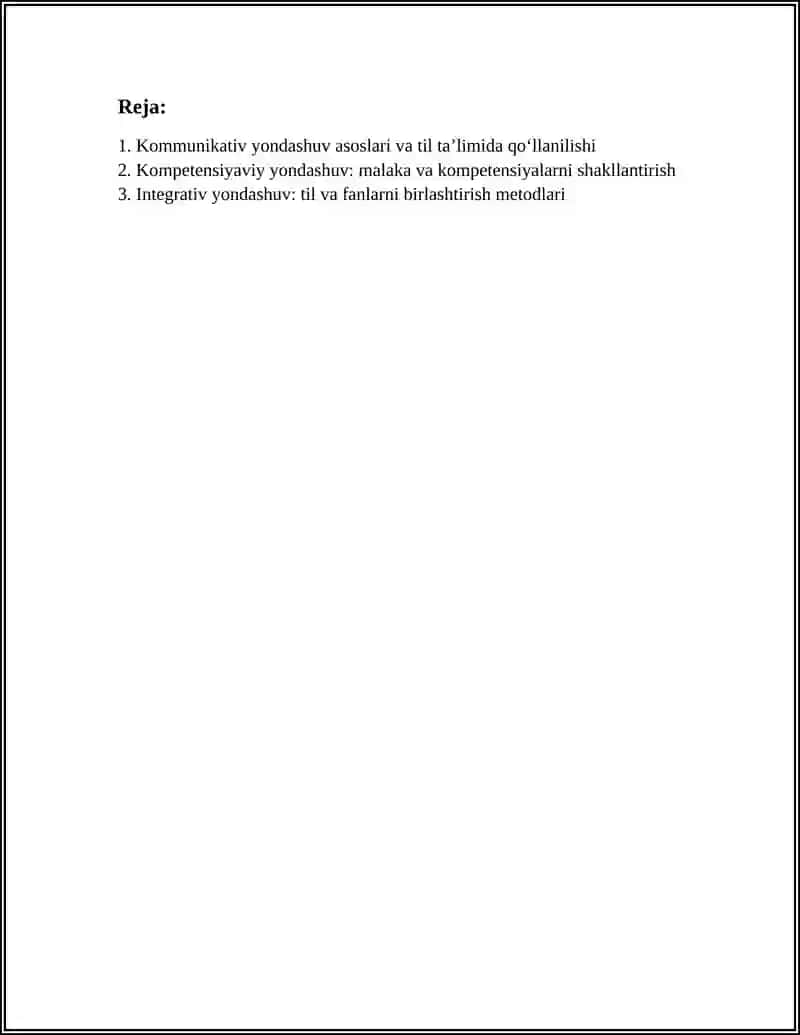 Kommunikativ yondashuv asoslari va til taʼlimida qoʻllanilishi 3