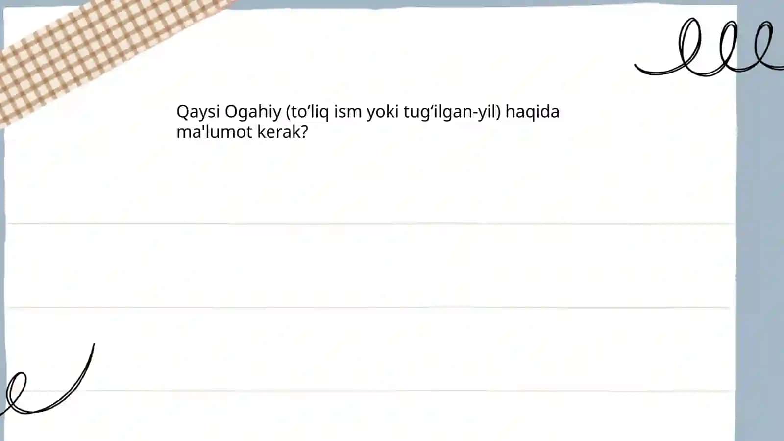 Ogahiy hayoti va ijodi 3