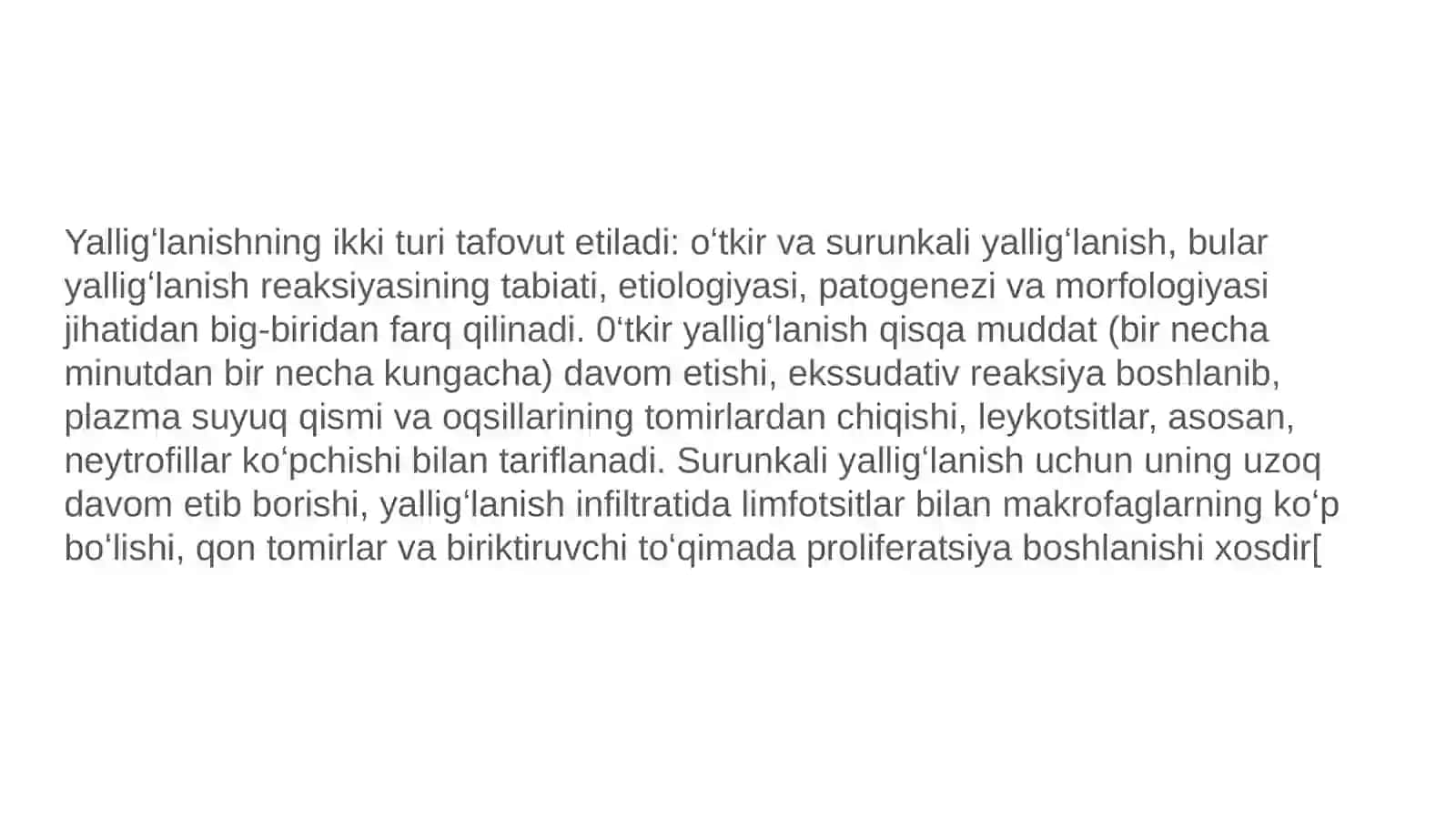 5-mavzu: Yalligʻlanish bosqichlari va belgilari 3