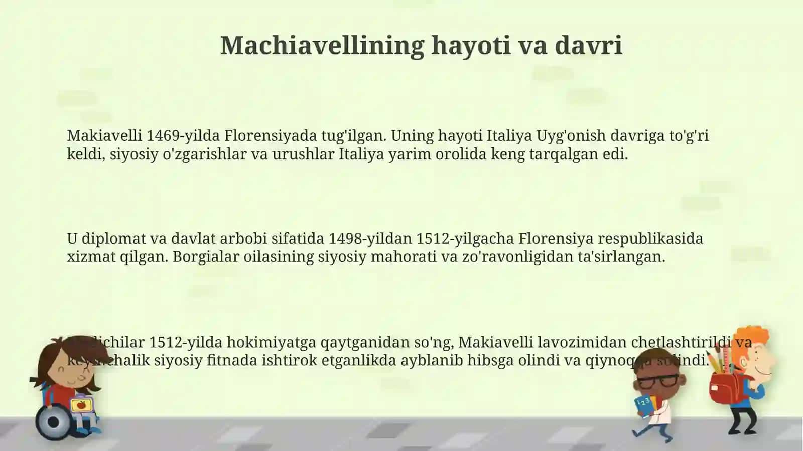 Machiavellining "Shahzoda" asari: Kontekst va asosiy g‘oyalar 3