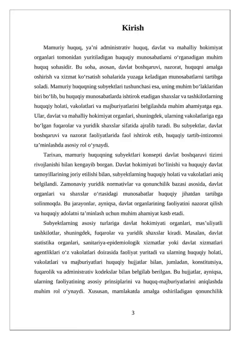 Ma`muriy huquqning subyektlari 3