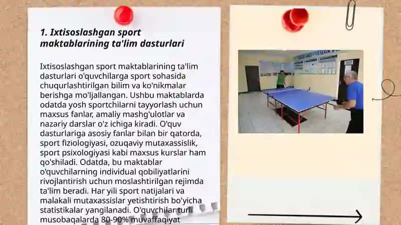 Ixtisoslashgan sport maktablarining ta'lim dasturlari 3