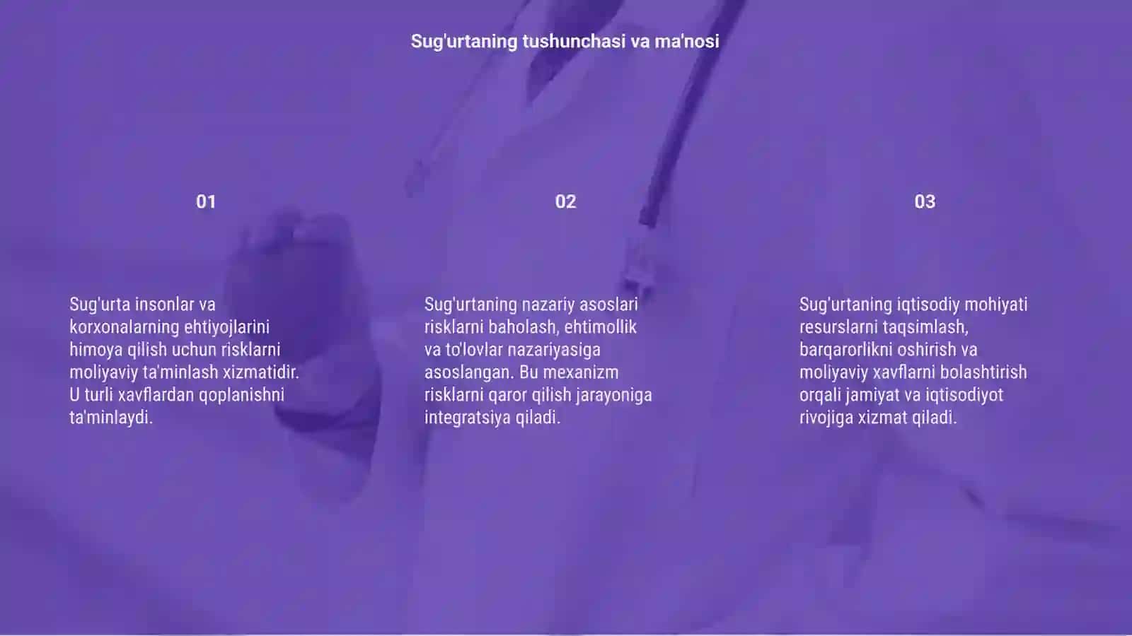 Sug'urtaning nazariy asoslari va iqtisodiy mohiyati 3