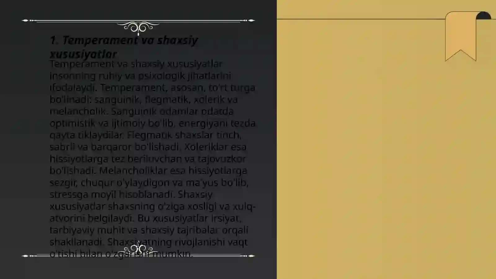 Temperament xususiyatlarining mutaxassis shakllanishidagi o'rni 3