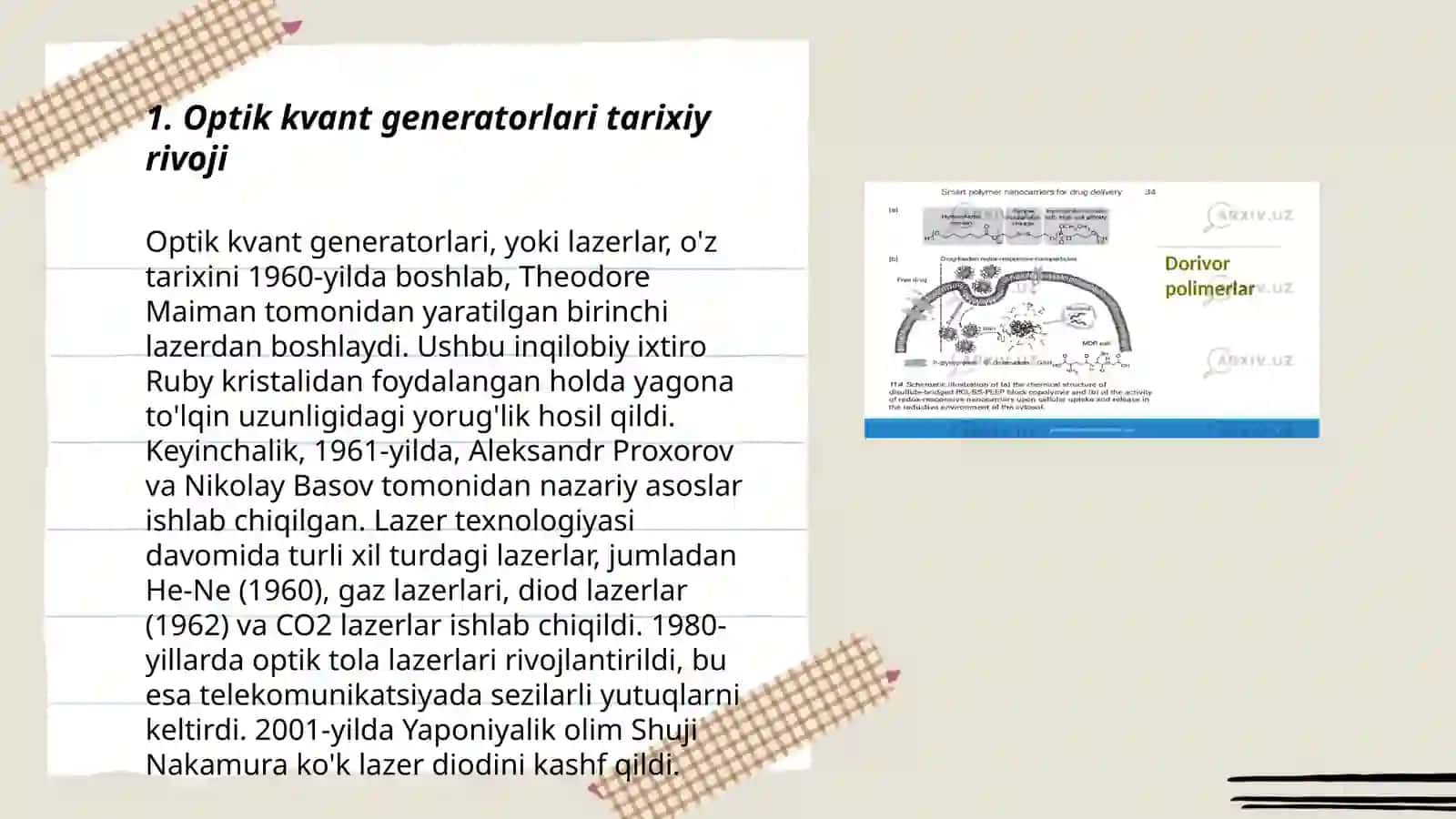 Optik kvant generatorlari 3