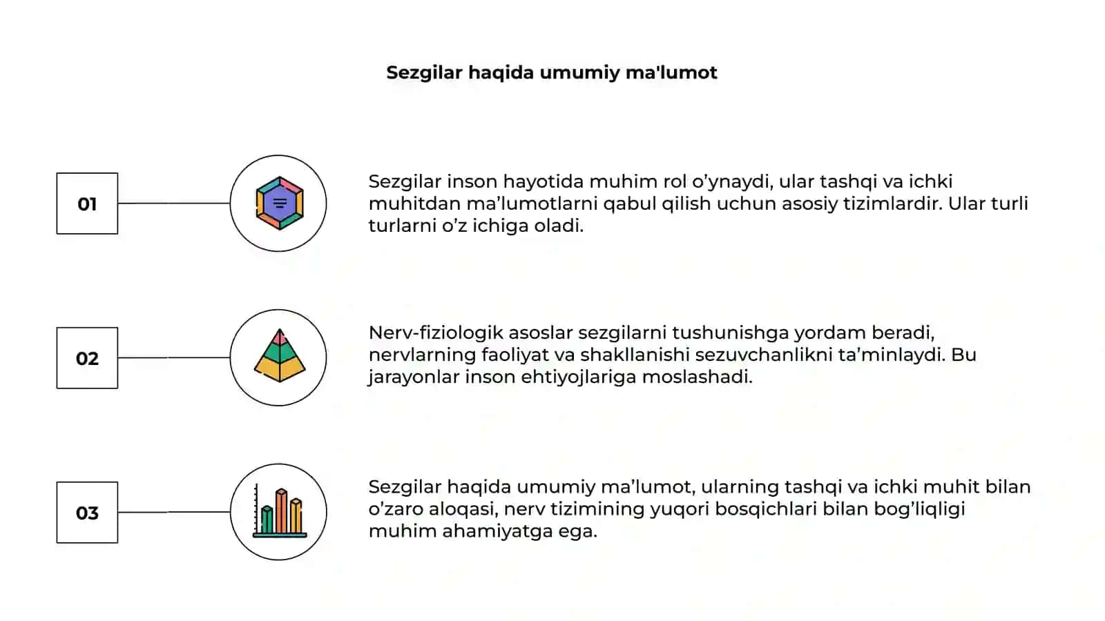 Sezgilar haqida umumiy tushuncha va uning nerv-fiziologik asoslari 3