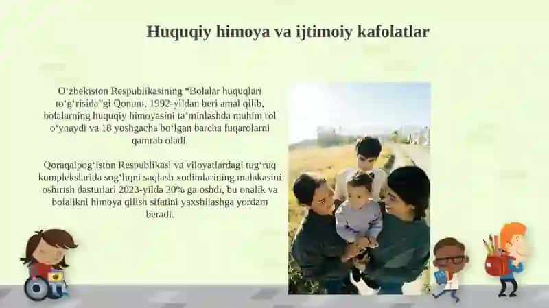 Bolalikni Muhofaza Qilish Dasturlari 3