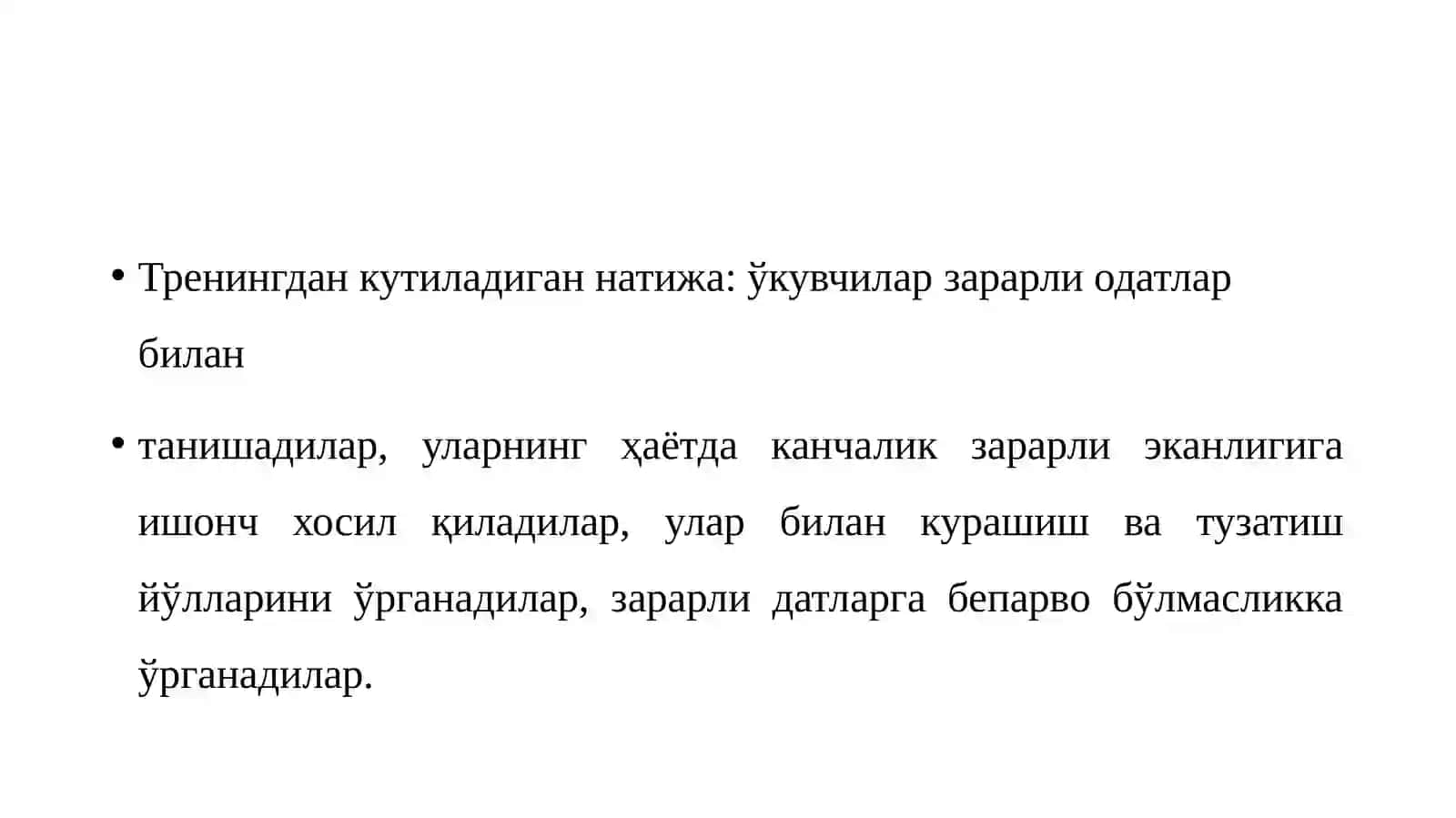 Зарарли Одатлар 3