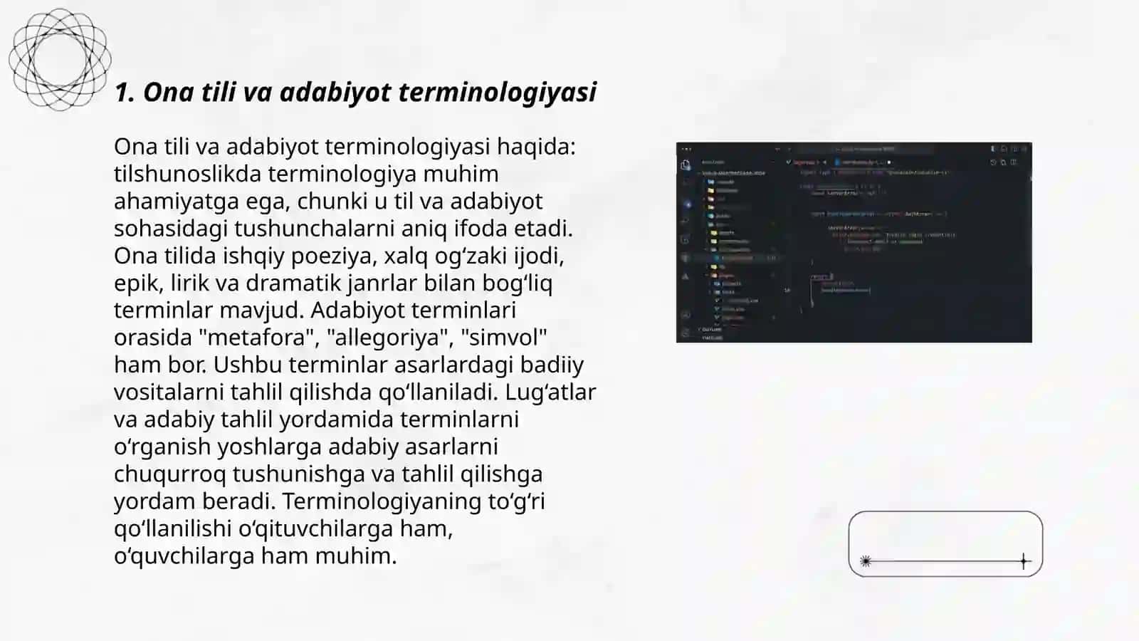 Ona tili darslari uchun yaratilgan oʻquv lugʻatlari 3