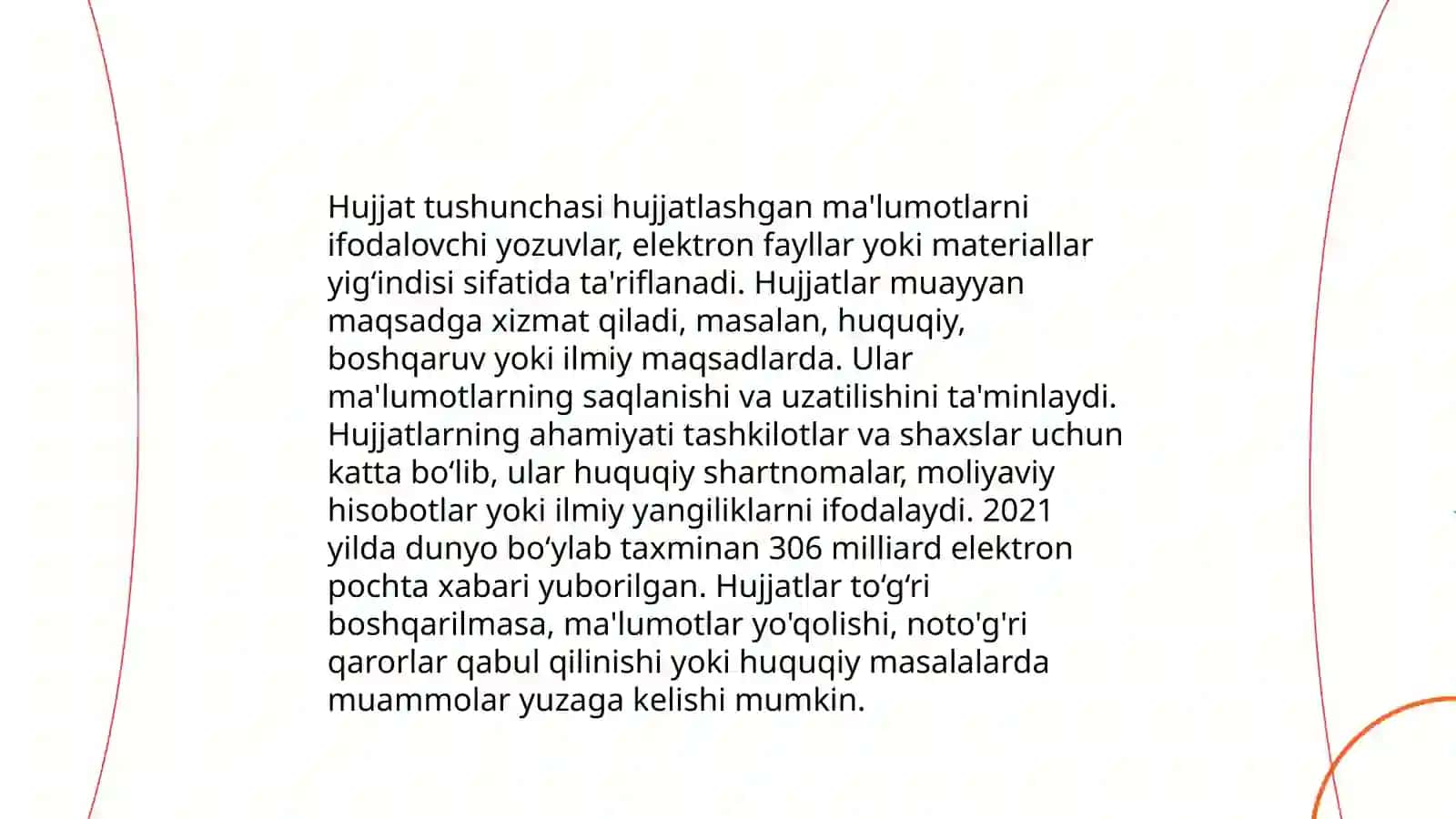 Hujjat turlari va ish yuritish asoslari 3