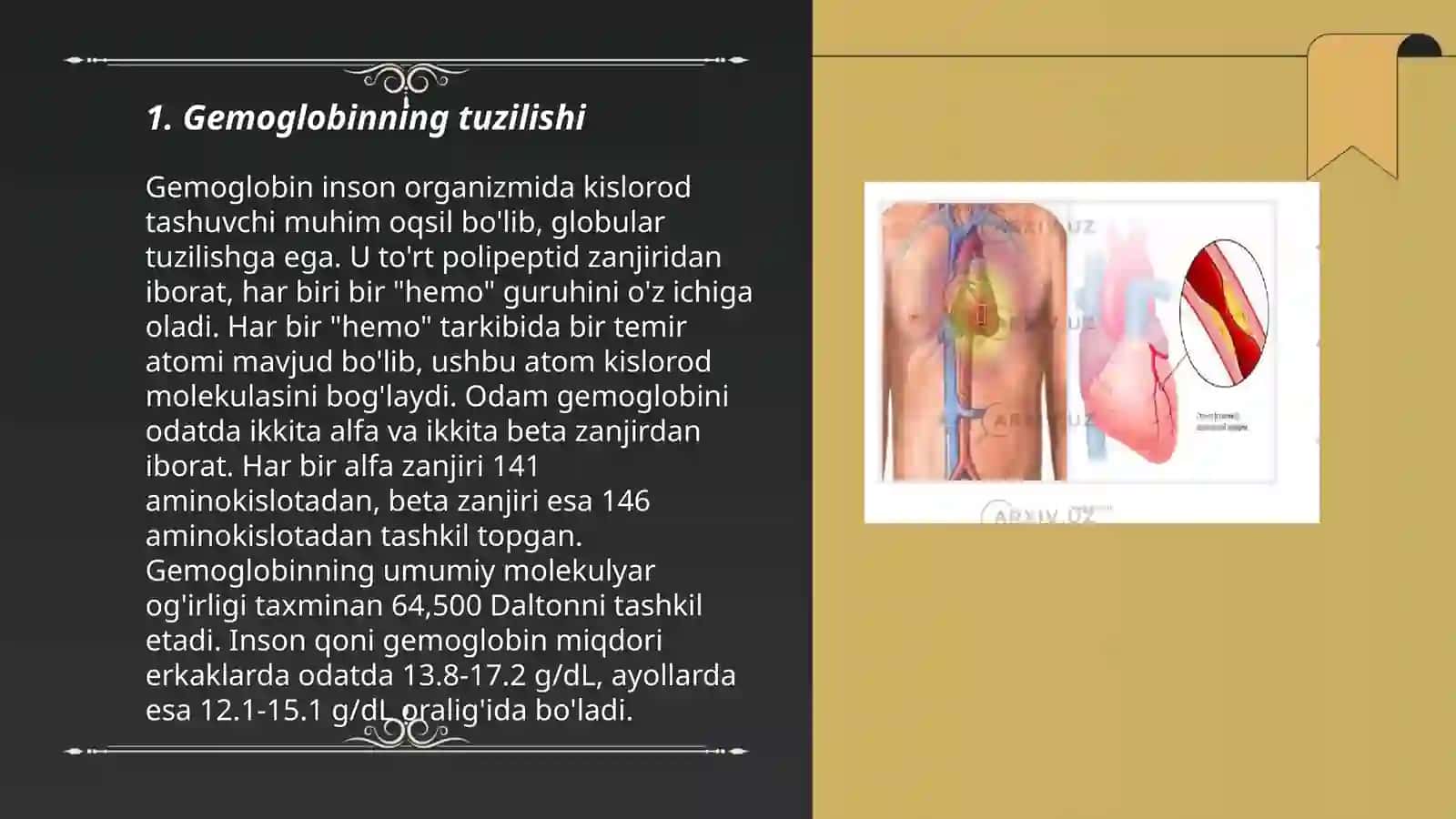 GEMOGLOBIN VA UNING TURLARI.LEYKOSITLAR, TIBBIYOTDAGI AHAMIYATI 3