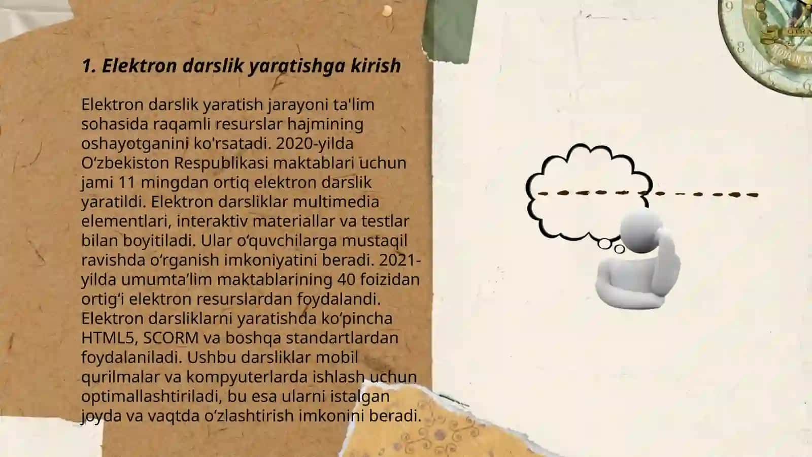 Elektron darslik yaratuvchi dasturlar bilan ishlash buyicha vedio qullanma tayyorlash 3