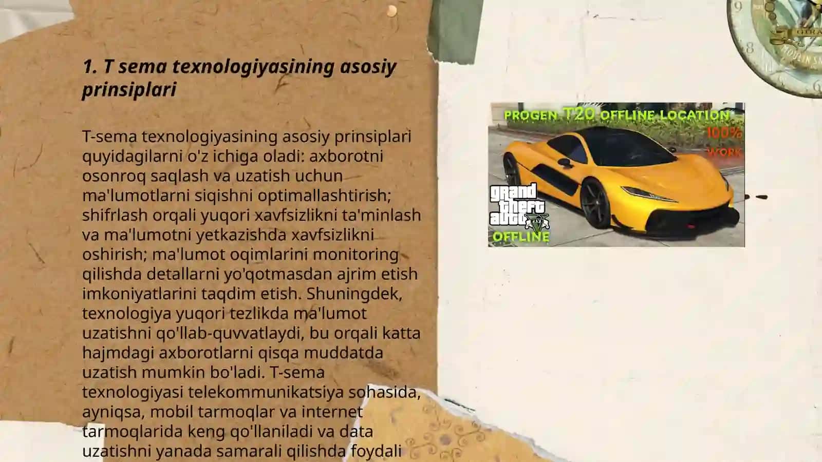 T sema texnalogiyasi 3