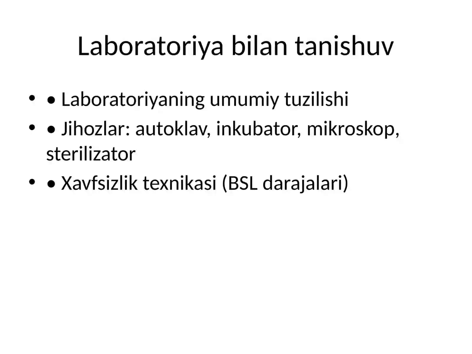Bakteriologiya laboratoriyasida malakaviy amaliyot 3