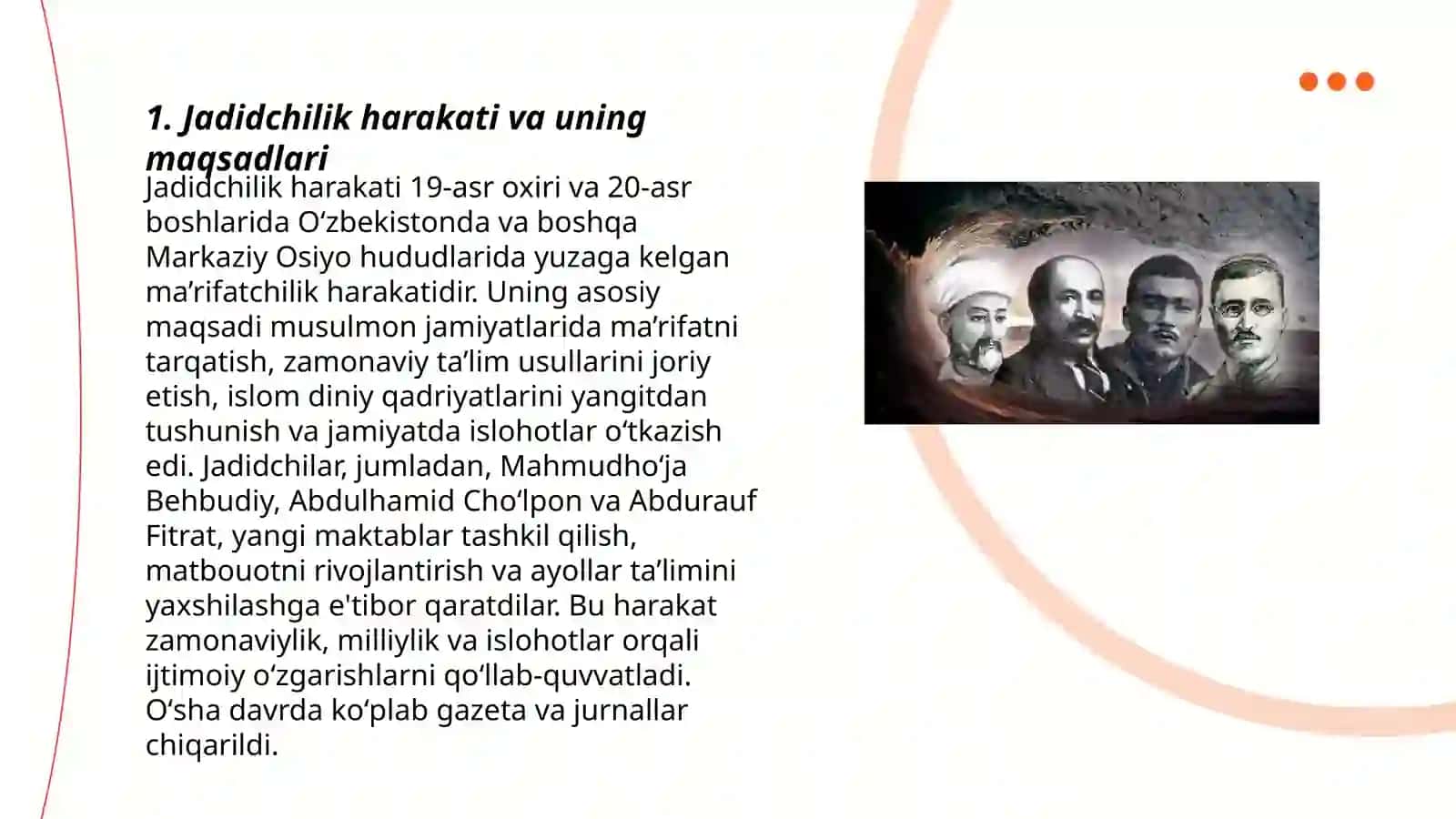 Jadidchilik milliy taraqqiyot uchun kurash falsafasi 3