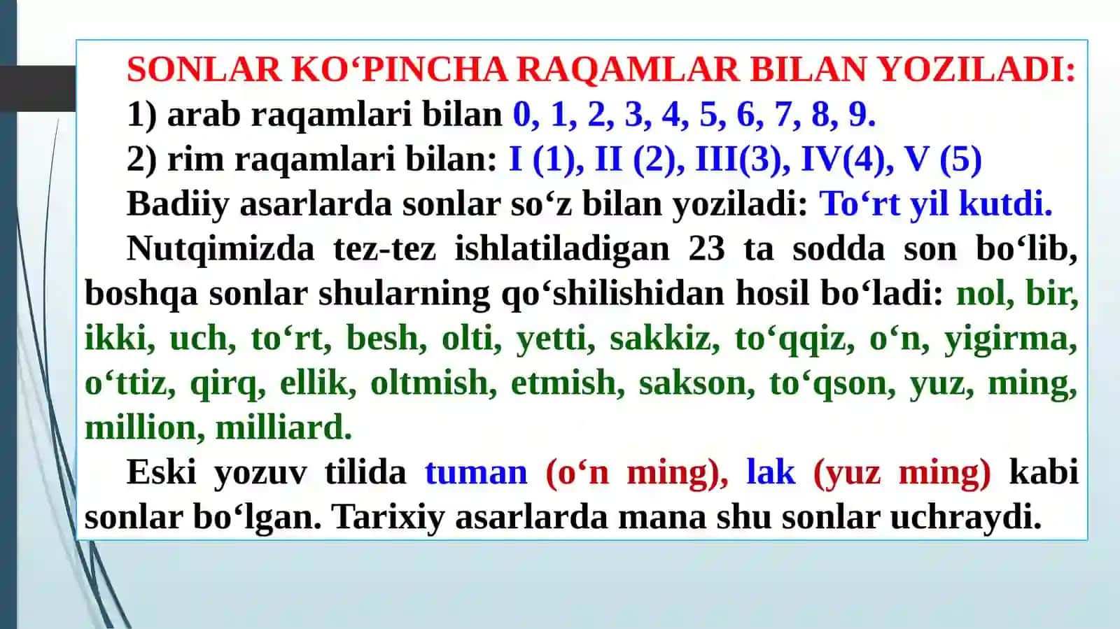 SON SO‘Z TURKUMI 3