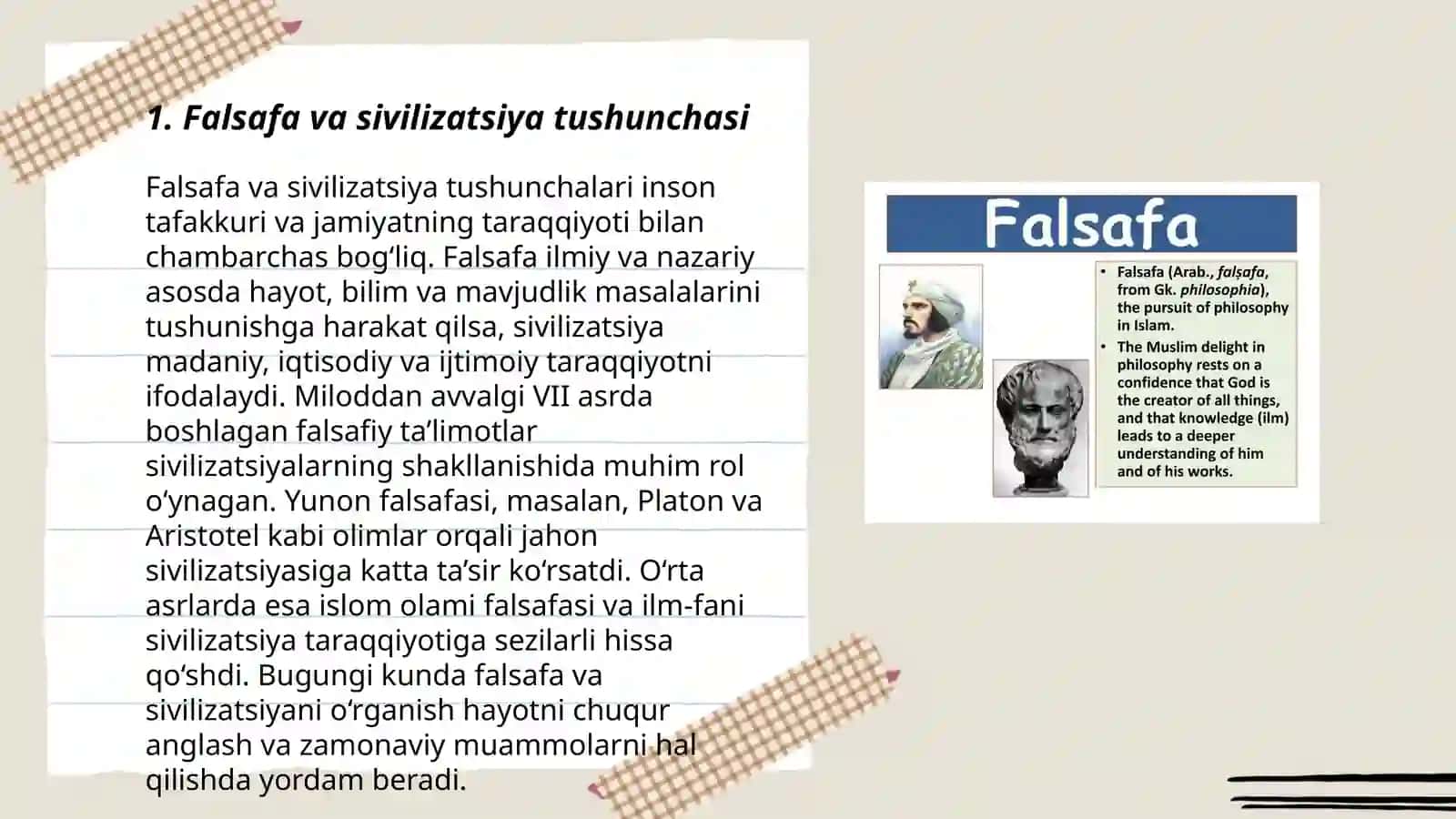 Falsafada Sivilizatsiya tushunchasi, mazmun va mohiyati 3