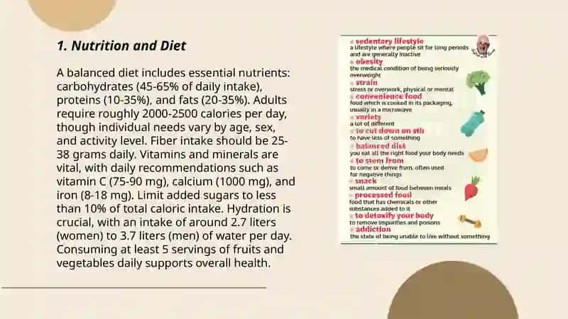 Nutrition and Diet 3