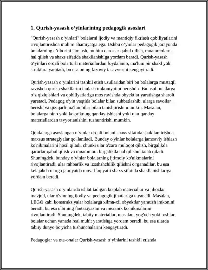 Qurish-yasash oʻyinlarining pedagogik asoslari 3