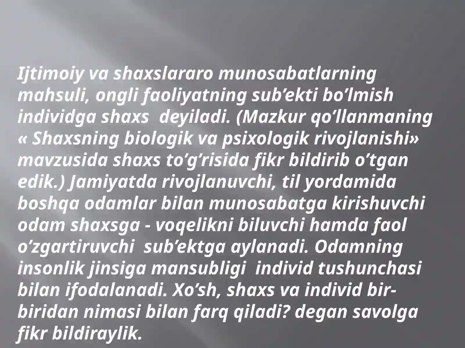 O’quvchilar jamoasi yaxlit pedagogik jarayonning asosiy shakli sifatida 3