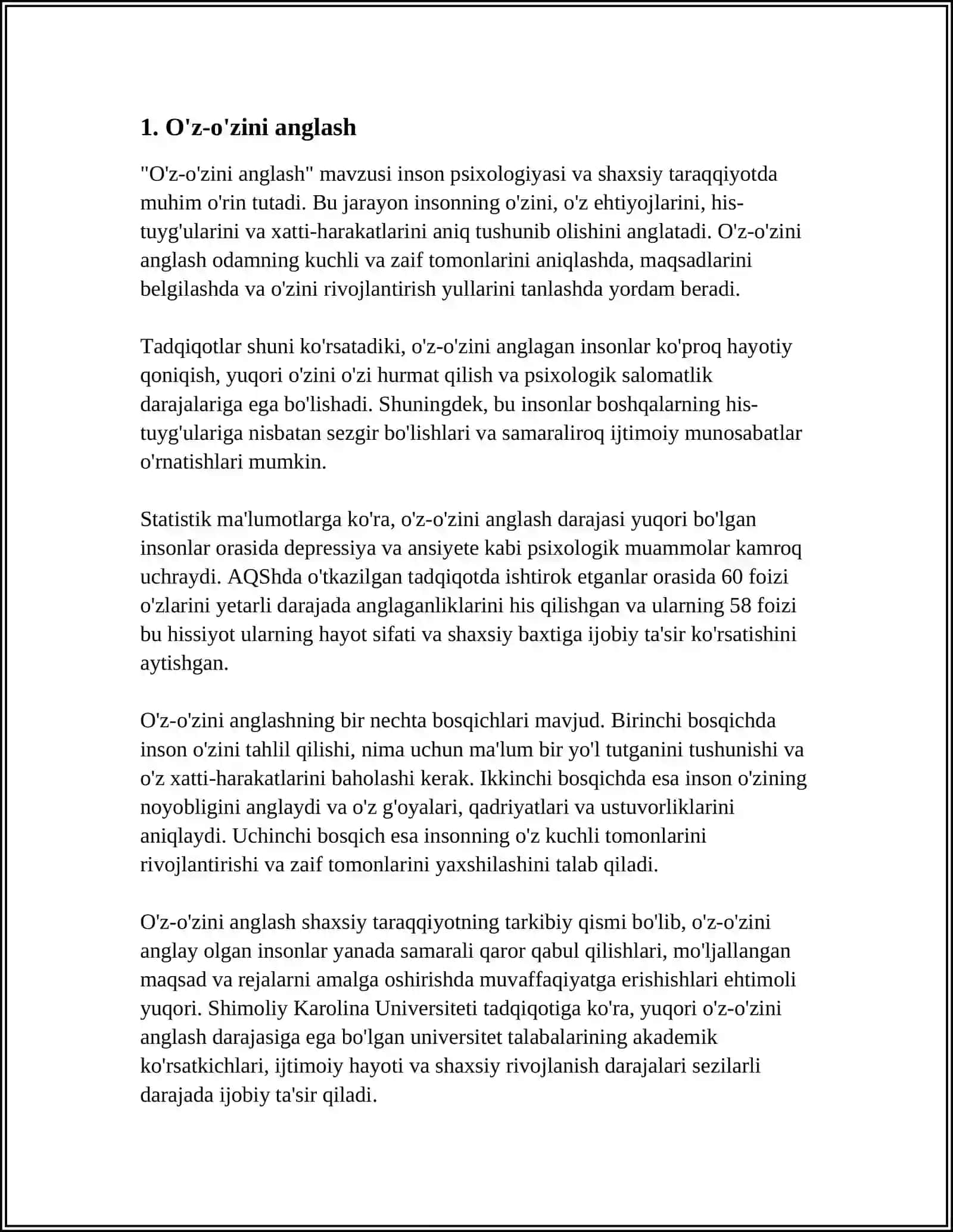 IJTIMOIY O’Z -O’ZINI BOSHQARISH 3